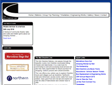 Tablet Screenshot of midcheshirerail.org.uk